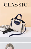 Women's bag 2025 new fashion women's bags hit color hand-held  bag Europeand the United States all-match shoulder messenger bag