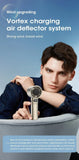 Mini Handheld Fan Mute Handheld Fan 4 Speeds Adjustment Air Calculating Fan With Power Display Portable Handheld Fan