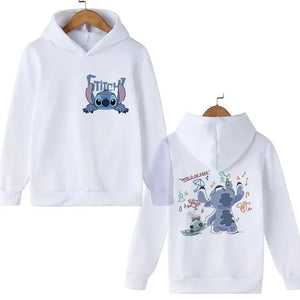Sweatshirt Stitch Hoodie Kids Cartoon Clothing Kids Girls Boys Lilo Hoodie Comic Hoodie Kids Fall Winter Casual Long Sleeve Tops