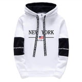 New York Hooded Sweatshirts and Elastic Sweatpants Autumn Hot Sale Mens Fashion Tracksuit Ubran Causal Sport Jogging Suits