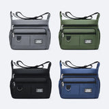 Mens Crossbody Bag Single Shoulder Bags Big Capacity Multi-Pockets Storage Bag Fashion Handbag Business Crossbody Bags