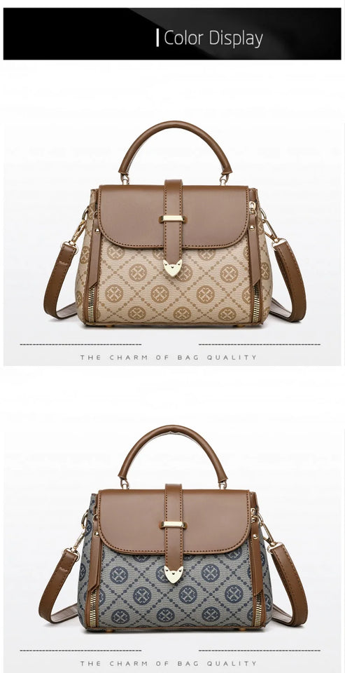 Fashionable Handbag for Women, Small Square Mom Bag, Commuter Bag, Travel Mobile Phone Bag, Versatile Shoulder Crossbody Bag