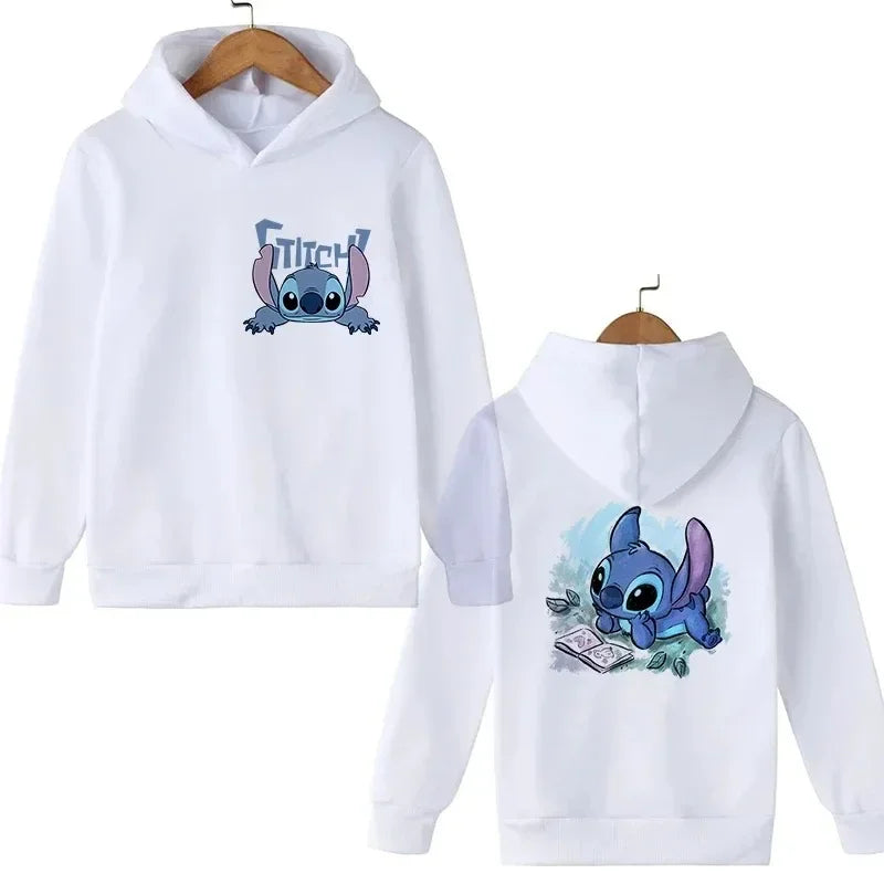 Sweatshirt Stitch Hoodie Kids Cartoon Clothing Kids Girls Boys Lilo Hoodie Comic Hoodie Kids Fall Winter Casual Long Sleeve Tops