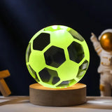 3D Colored Luminous Crystal Ball Astronomy Galaxy Crystal Sphere Beside Lamp Solar System Glassic Snow Globe Desktop Decorations