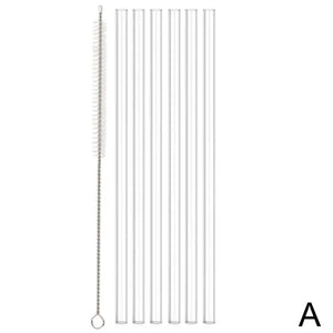 6pcs Replacement Straws for Stanley Cup with Cleaning Brushes Reusable Straws for Stanely Cup