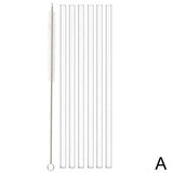 6pcs Replacement Straws for Stanley Cup with Cleaning Brushes Reusable Straws for Stanely Cup