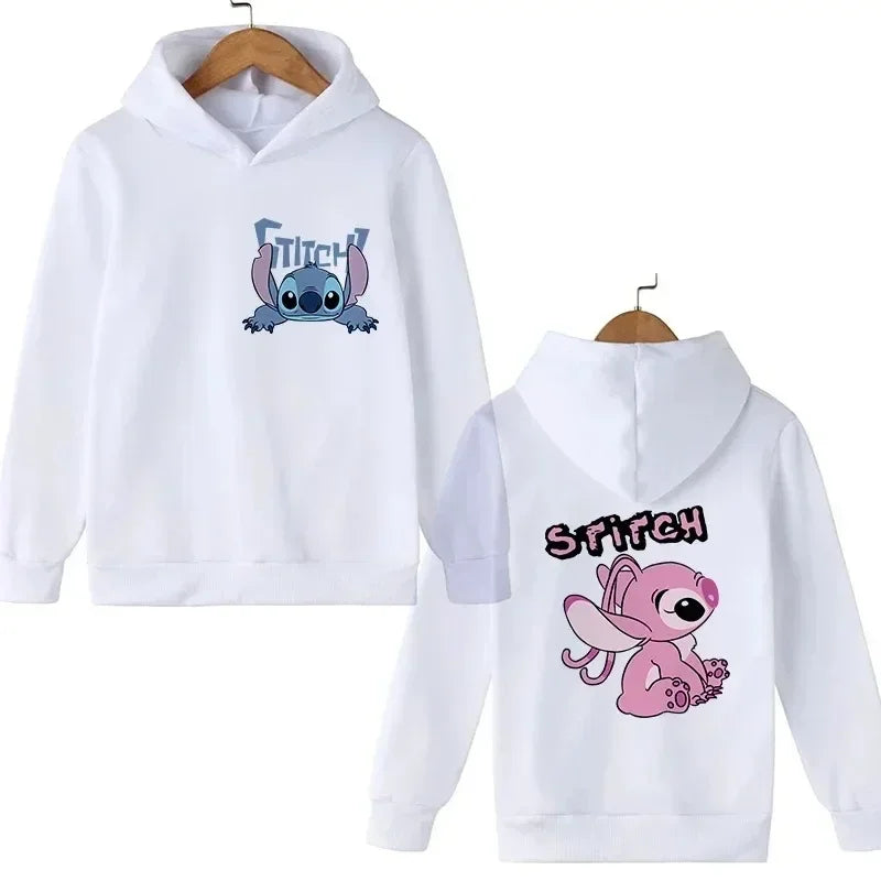 Sweatshirt Stitch Hoodie Kids Cartoon Clothing Kids Girls Boys Lilo Hoodie Comic Hoodie Kids Fall Winter Casual Long Sleeve Tops