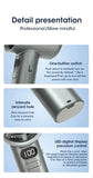 Mini Handheld Fan Mute Handheld Fan 4 Speeds Adjustment Air Calculating Fan With Power Display Portable Handheld Fan
