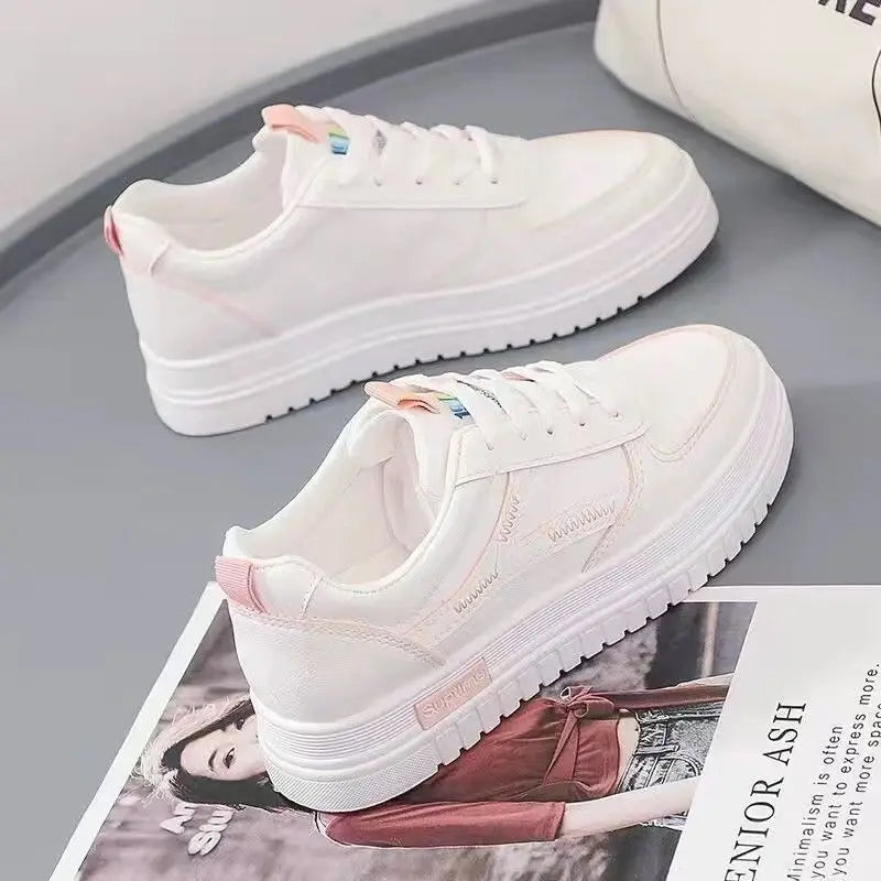 Autumn Sports Shoes for Women 2024 Spring Sneakersy Hit Fashion Womens Shoe Casual Summer Without Heel Flat White Comfortable