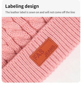 Cute Double Wool Pompom Baby Hat Children Cap Warm Autumn Winter Hats For Kids Boys Girls Knitted Warmer Beanie Caps Bonnet