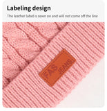 Cute Double Wool Pompom Baby Hat Children Cap Warm Autumn Winter Hats For Kids Boys Girls Knitted Warmer Beanie Caps Bonnet