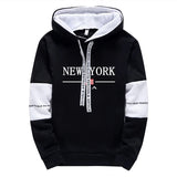 New York Hooded Sweatshirts and Elastic Sweatpants Autumn Hot Sale Mens Fashion Tracksuit Ubran Causal Sport Jogging Suits