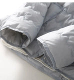 Autumn Winter Women Clothing Lightweight Quilted Jackets Warm Parkas Single-breasted Long Sleeve Windproof Short Outerwear Loose