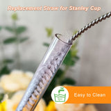 Straws for Stanley Cup, Straw for Stanley Cup 40OZ 30OZ 20OZ 14OZ, Replacement Straw for Stanley Tumbler, Reusable Straws
