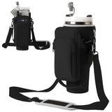 Water Bottle Bag for Stanley 40oz 2.0 Handbag with Metal Buckle Insulated Cup Portable Storage Bag for Stanley Cup Accessories