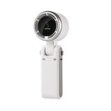 2025 New Hand-held LED Display 180 Degree Folding Desktop Mini Fan Hanging Neck Outdoor Folding High-speed Powerful Turbo Fan