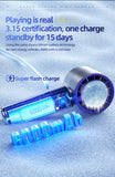 2024 New Semiconductor Refrigeration High-speed Handheld Electric Fan 4000mAh USB Portable Rechargeable Outdoor Small Fan