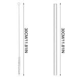 6pcs Replacement Straws for Stanley Cup with Cleaning Brushes Reusable Straws for Stanely Cup
