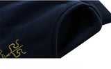 Autumn Men Jacket Set Fashion Embroidered Warm Male Hooded Coat Trends Versatile Top Clothing Locomotive Streetwear Casual Pants