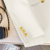 Autumn Two Piece Set For Women 2024 Casual Chic And Elegant Tops Coats Outfit Blazers Pants Sets Women's Suit Clothing