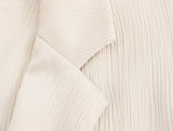 Autumn New Women's Clothing European And American Style Fashionable Wrinkled Suit Jacket Casual Pants Set