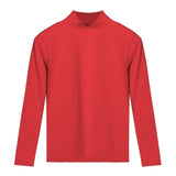Autumn dress female autumn and winter female half high neck inside wear top single thin cotton sweater warm underwear female bas