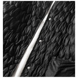 Autumn Winter Women Clothing Lightweight Quilted Jackets Warm Parkas Single-breasted Long Sleeve Windproof Short Outerwear Loose