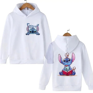 Sweatshirt Stitch Hoodie Kids Cartoon Clothing Kids Girls Boys Lilo Hoodie Comic Hoodie Kids Fall Winter Casual Long Sleeve Tops