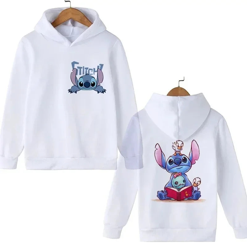 Sweatshirt Stitch Hoodie Kids Cartoon Clothing Kids Girls Boys Lilo Hoodie Comic Hoodie Kids Fall Winter Casual Long Sleeve Tops