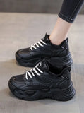 Sports Shoes for Women Athletic Round Toe High on Platform Woman Footwear Sneakers Sale Designer Luxury Offers Vulcanized Shoe H