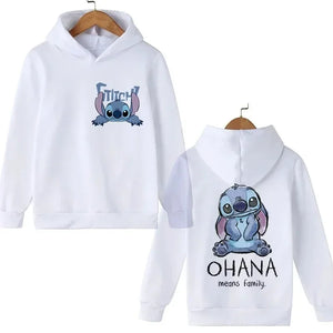 Sweatshirt Stitch Hoodie Kids Cartoon Clothing Kids Girls Boys Lilo Hoodie Comic Hoodie Kids Fall Winter Casual Long Sleeve Tops