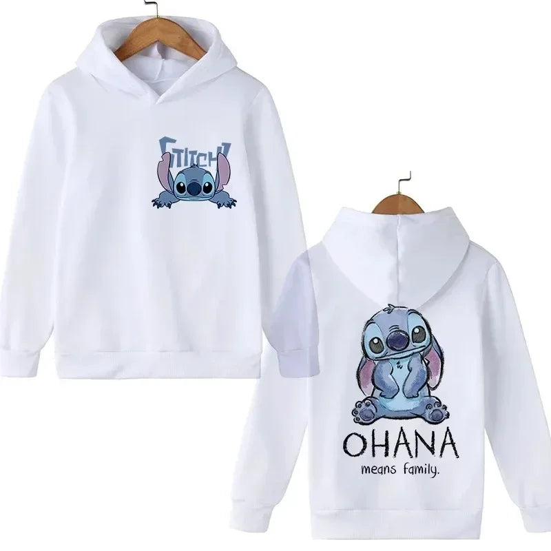 Sweatshirt Stitch Hoodie Kids Cartoon Clothing Kids Girls Boys Lilo Hoodie Comic Hoodie Kids Fall Winter Casual Long Sleeve Tops
