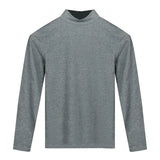Autumn dress female autumn and winter female half high neck inside wear top single thin cotton sweater warm underwear female bas