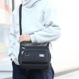 Mens Crossbody Bag Single Shoulder Bags Big Capacity Multi-Pockets Storage Bag Fashion Handbag Business Crossbody Bags