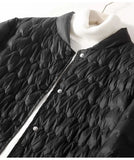 Autumn Winter Women Clothing Lightweight Quilted Jackets Warm Parkas Single-breasted Long Sleeve Windproof Short Outerwear Loose