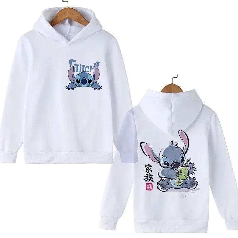 Sweatshirt Stitch Hoodie Kids Cartoon Clothing Kids Girls Boys Lilo Hoodie Comic Hoodie Kids Fall Winter Casual Long Sleeve Tops
