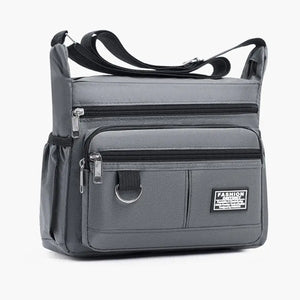 Mens Crossbody Bag Single Shoulder Bags Big Capacity Multi-Pockets Storage Bag Fashion Handbag Business Crossbody Bags