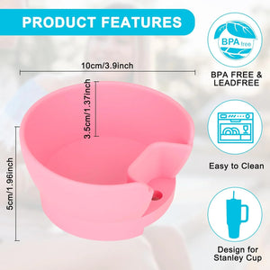 Snack Bowl for Stanley 40oz Tumbler with Handle Snack Tray With Straw Hole Stanley Tumbler Stanley Cup Snack Bowl Topper 1pcs