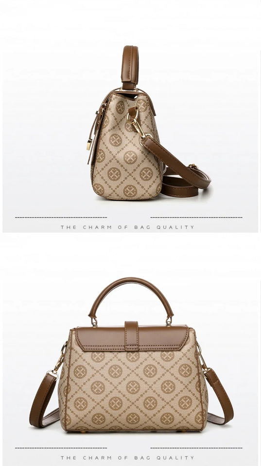 Fashionable Handbag for Women, Small Square Mom Bag, Commuter Bag, Travel Mobile Phone Bag, Versatile Shoulder Crossbody Bag
