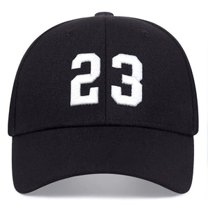 Unisex 23 Embroidery Baseball Caps Spring Autumn Outdoor Adjustable Casual Hats Hip Hop Cap Sunscreen Hat