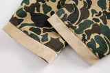 Camouflage Cargo Jacket Mens Autumn Pocket Retro Streetwear Spliced Lapel Long Sleeve Zipper Fly Outerwear Men