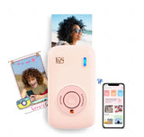 HPRT Pocket Color Photo Printer, or 2x3 inch Sticky-Backed Paper, Mini Portable HD Color Photo Printer, Bluetooth IOS Android