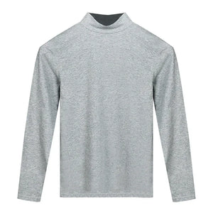 Autumn dress female autumn and winter female half high neck inside wear top single thin cotton sweater warm underwear female bas