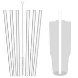 6pcs Replacement Straws for Stanley Cup with Cleaning Brushes Reusable Straws for Stanely Cup