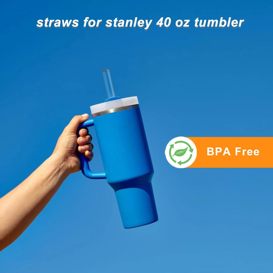 Straws for Stanley Cup, Straw for Stanley Cup 40OZ 30OZ 20OZ 14OZ, Replacement Straw for Stanley Tumbler, Reusable Straws