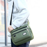 Mens Crossbody Bag Single Shoulder Bags Big Capacity Multi-Pockets Storage Bag Fashion Handbag Business Crossbody Bags